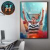 Congrats Michigan Panthers Named To 2025 USFL Conference Champions Home Decor Poster Canvas