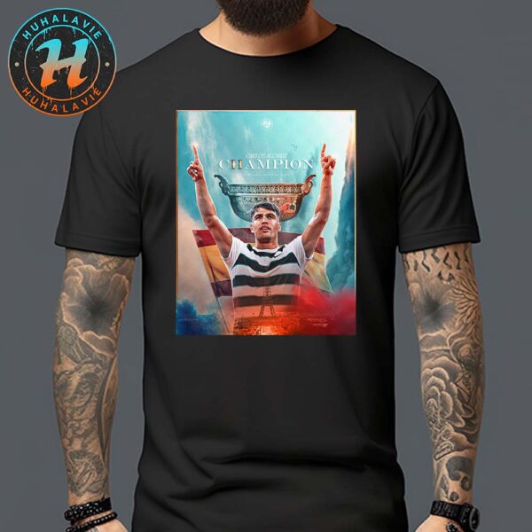 Congrats Carlos Alcaraz Named To Champions 2025 Roland-Garros Unisex T-Shirt
