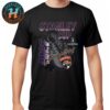 Turbonegro Hellfest Open Air Festival Concert Poster In Clisson France 2025 Art Freak City Unisex T-Shirt