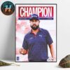 Congratulations To JJ Spaun The 2025 US Open Champion At Oakmont Home Decor Poster Canvas