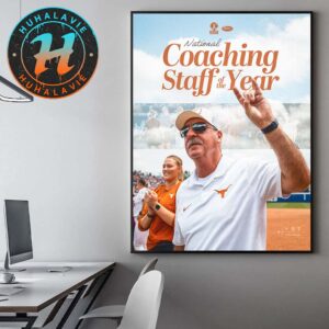 Congrats Mike White National Coaching Staff Of The Year 2025 Home Decor Poster Canvas