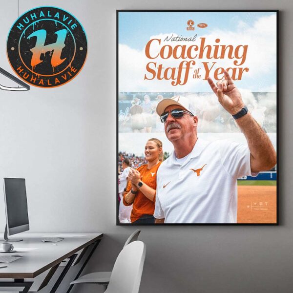 Congrats Mike White National Coaching Staff Of The Year 2025 Home Decor Poster Canvas