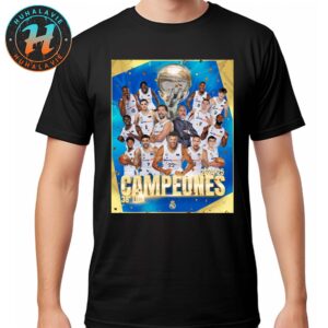 Congrats Real Madrid Baloncesto 2024-25 Campeones 38a Liga Unisex T-Shirt
