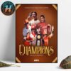 Congrats Coco Gauff Clinched The 2025 Roland Garros Champions Home Decor Poster Canvas