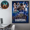 2025 UEFA Champions League Final Champions Is Paris Saint-Germain Home Decor Poster Canvas