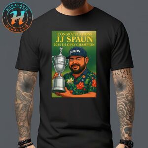 Congratulations To JJ Spaun The 2025 US Open Champion At Oakmont Classic T-Shirt