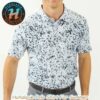 Dahlia Drive Flower Pattern Vacation YATTA Golf Polo Shirt