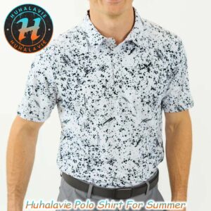 Cookies And Cream White Background YATTA Golf Summer Collection Polo Shirt