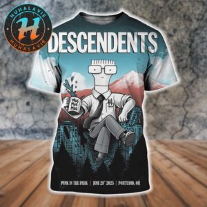Descendents Portland OR Music Poster At Punk In The Park On June 28th 2025 All Over Print Shirt