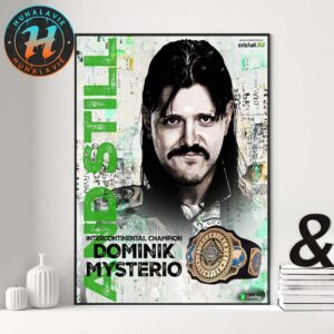 Dom Mysterio And Still Intercontinental Champion 2025 WWE Money In The Bank Home Decor Poster Canvas