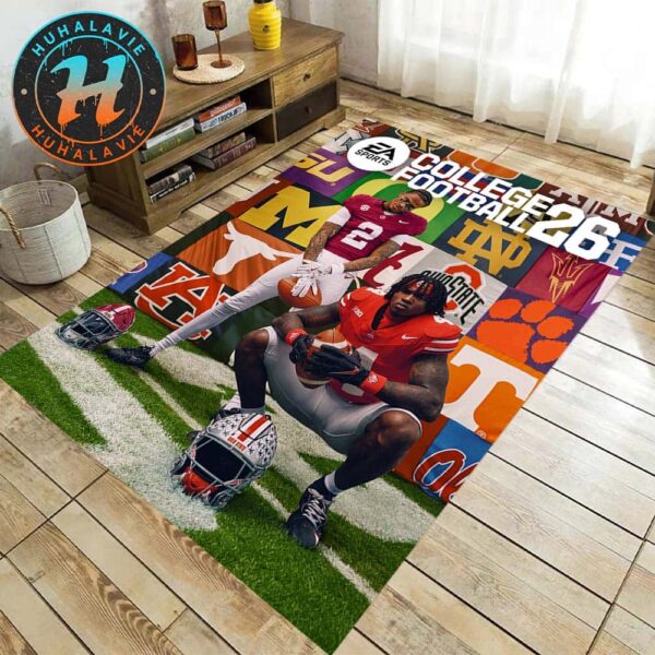 EA Sports College Football 26 Cover Stars Ryan Williams And Jeremiah Smith CFB26 Home Decor Rug Carpet