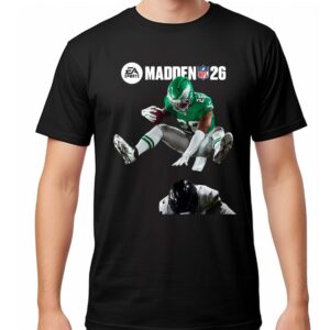 EA Sports Madden NFL 26 Cover Saquon Barkley Hurdled From Team Philadelphia Eagles Unisex T-Shirt