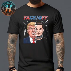 Elon Musk Vs Donald Trump Face Off In Big Beautiful Beef 2025 Black Classic T-Shirt