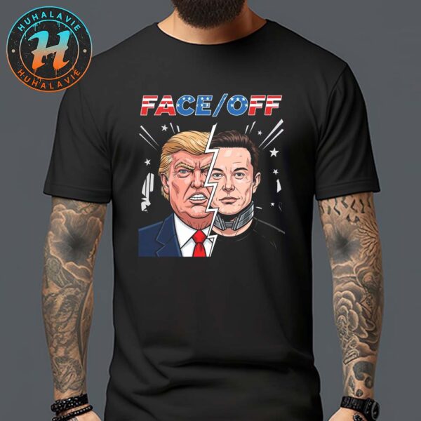 Elon Musk Vs Donald Trump Face Off In Big Beautiful Beef 2025 Black Classic T-Shirt