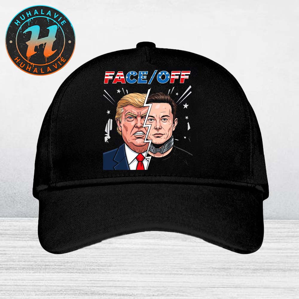 Elon Musk Vs Donald Trump Face Off In Big Beautiful Beef 2025 Classic Cap Snapback Hat Elon Musk Vs Donald Trump Face Off In Big Beautiful Beef 2025 Classic Cap Snapback Hat