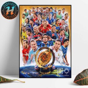 FIFA Club World Cup 2025 Official Poster For 32 Teams Home Decor Poster Canvas