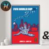 FIFA World Cup 2026 Guadalajara Official Host City Poster Created By Cuemanche On June 11th-July 19th 2025 Home Decor Poster Canvas