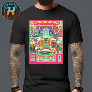 FIFA World Cup 2026 Guadalajara Official Host City Poster Created By Cuemanche On June 11th-July 19th 2025 Unisex T-Shirt
