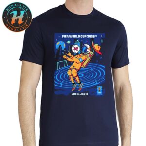 FIFA World Cup 2026 Houston Host City Poster Art By Stephanie Leal On June 11th-July 19th 2025 Classic T-Shirt
