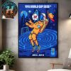 FIFA World Cup 2026 Kansas City Poster Art By Jadie Arnett On June 11th-July 19th 2025 Home Decor Poster Canvas