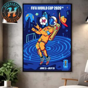 FIFA World Cup 2026 Houston Host City Poster Art By Stephanie Leal On June 11th-July 19th 2025 Home Decor Poster Canvas