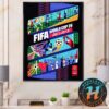 FIFA World Cup 2026 Houston Host City Poster Art By Stephanie Leal On June 11th-July 19th 2025 Home Decor Poster Canvas