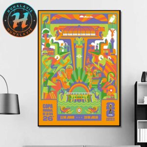 FIFA World Cup 2026 Mexico City Host City Poster Art By Cuemanche On June 11th-July 19th 2025 Home Decor Poster Canvas