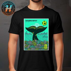 FIFA World Cup 2026 Seattle Official Host City Poster Art By Shogo Ota On June 11th-July 19th 2025 Vintage T-Shirt