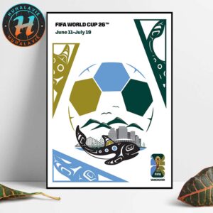 FIFA World Cup 2026 Vancouver Host City Poster Art By Jamin Zuroski On June 11th-July 19th 2025 Home Decor Poster Canvas