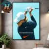 Tokito Oda Third Time In A Row Nothing Lucky About It Nike Tokito Oda Bags His Third Consecutive Title On The Clay Poster Canvas