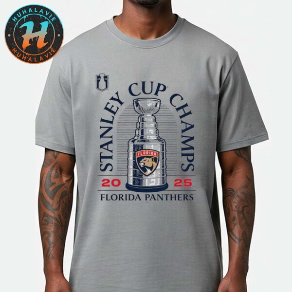 Florida Panthers 2025 NHL Stanley Cup Champions Locker Room Unisex T-Shirt