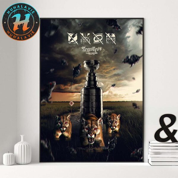 Florida Panthers Cup Belongs In South Florida NHL Stanley Cup Champions 2025 Home Decor Poster Canvas