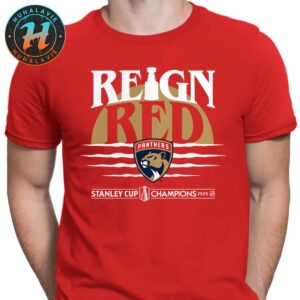 Florida Panthers Reign Red 2025 Stanley Cup Champions Hometown DNA Unisex T-Shirt