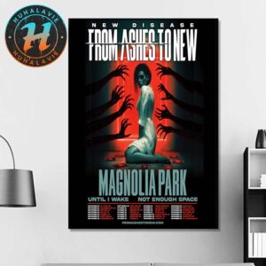 From Ashes to New New Disease Tour 2025 Dates List Kicks Off In St Louis MO On September 20 2025 Home Decor Poster Canvas