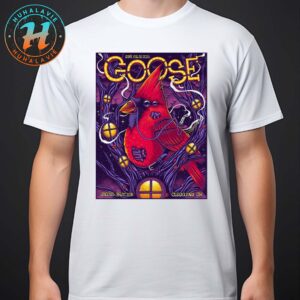 Goose Band Cleveland OH Concert Poster At Jacobs Pavilion On June 19 And 20 2025 Unisex T-Shirt