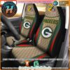 NFL Green Bay Packers Louis Vuitton Luxury Car Seat Covers