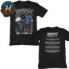 Hellfest Strange Merch Tee Out Of Bounds Full Lineup On June 19-22 2025 Black Two Sided Print Unisex T-Shirt