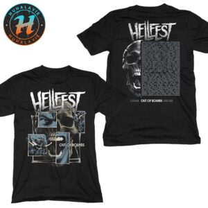 Hellfest Summer Open Air Scream Merch Out Of Bounds Lineup On June 19-22 2025 Black T-Shirt