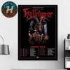 Dream Theater 40th Anniversary Summer 2025 European Tour Cities List Kicks Off On June 3 In Turku Finland Home Decor Poster Canvas