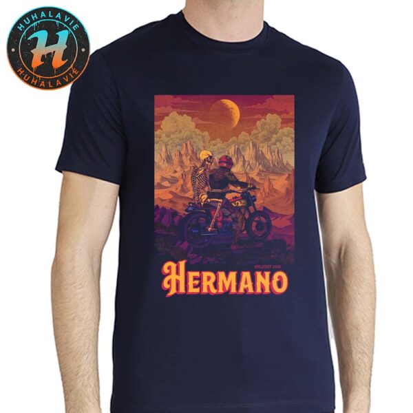Hermano Hellfest Open Air Festival Concert Poster By Douwe Dijkstra In Clisson France 2025 Classic T-Shirt