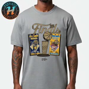 Indiana Pacers Vs Oklahoma City Thunder Matchup Stadium 2025 NBA Finals Unisex T-Shirt