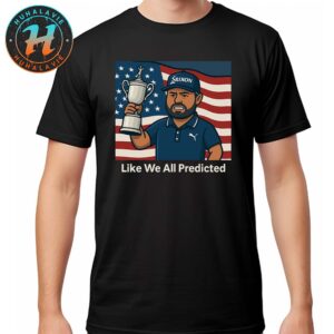 JJ Spaun Like We All Predicted 2025 US Open Champion Classic T-Shirt