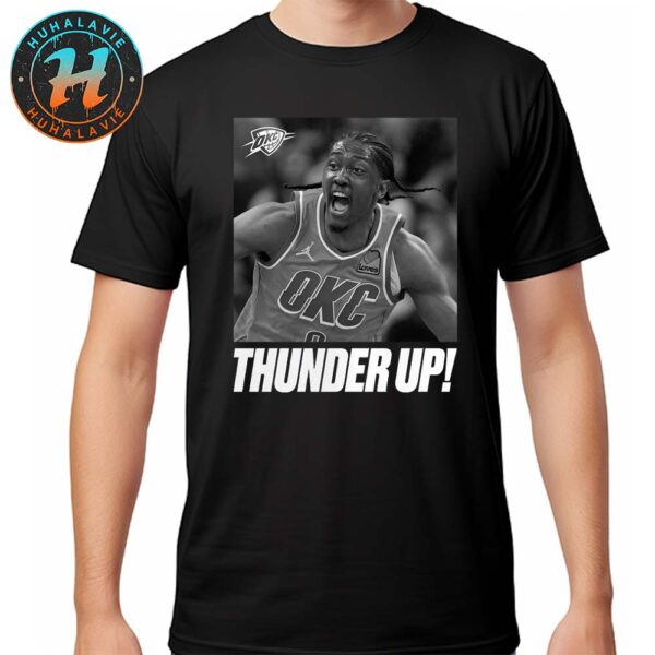 Jalen Williams Thunder Up Oklahoma City Thunder Celebration 2025 NBA Finals Champions Unisex T-Shirt