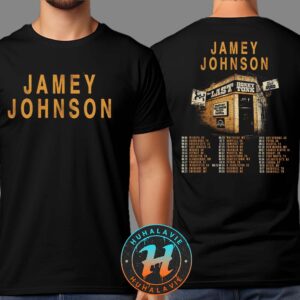 Jamey Johnson The Last Honky Tonk Tour 2025 Cities List Kicks Off In Wichita KS On June 4 Two Sided Print T-Shirt