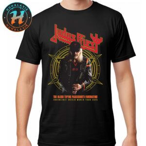 Judas Priest The Glenn Tipton Parkinsons Foundation Invincible Shield Of Pain World Tour 2025 T-Shirt