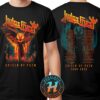 Judas Priest Shield Wings Tour Tee Exclusive Shield Of Pain Tour 2025 Two Sided Print Vintage T-Shirt