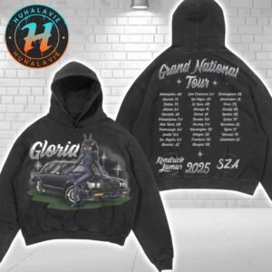 Kendrick Lamar And SZA Grand National Tour 2025 GNT Gloria Bug Tour Hoodie T-Shirt