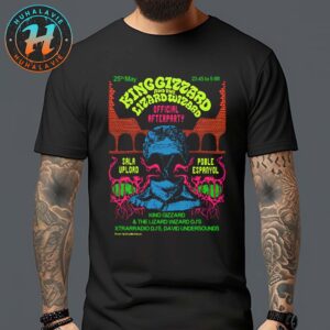King Gizzard And the Lizard Wizard In Barcelona Spain DJ Set  Show Poster At Sala Upload Barcelona On May 25 2025 Classic T-Shirt