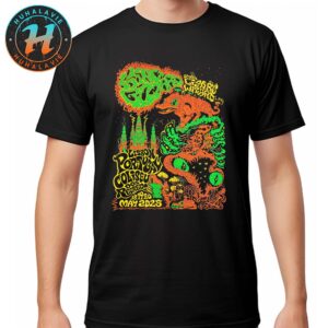 King Gizzard And the Lizard Wizard In Lisbon Portugal  Orange Gator Poster 3 Night At Coliseu dos Recreios On May 18th 19th And 20th Unisex T-Shirt