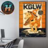 King Gizzard And the Lizard Wizard In Lisbon Portugal  Orange Gator Poster 3 Night At Coliseu dos Recreios On May 18th 19th And 20th Home Decor Poster Canvas